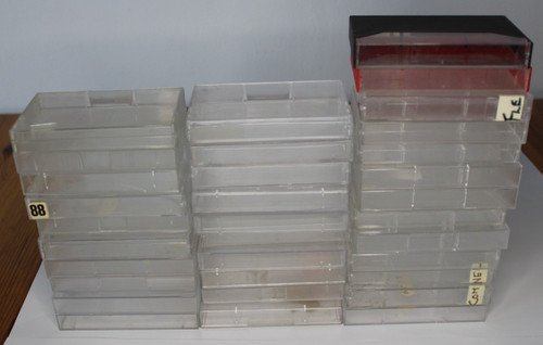 Empty cassette cases - 30+,