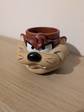 Tasmanian Devil Taz 3-D Mug Cup rare Vintage Warner Brothers 1990s Looney Tunes