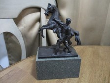 Russian Bronze Sculpture Man &