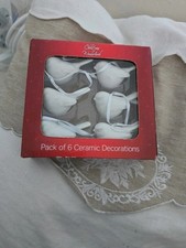 New Pack of 6 Ceramic Birds