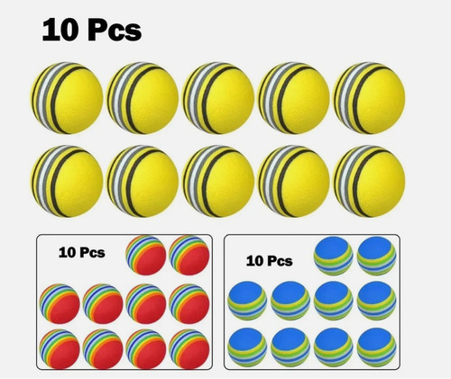 10pcs 35mm foam - golf, practice