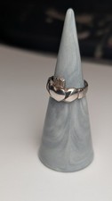 Vintage Sterling Silver Irish Claddagh Ring | Size K 1/2 | 925 Silver 