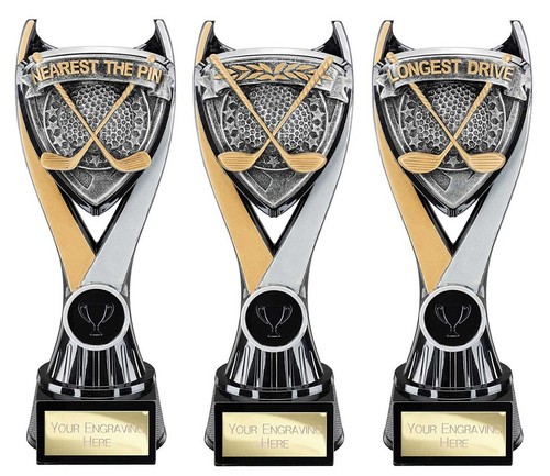 Personalised golf trophy - golf,
