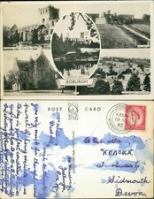 Jedburgh 5 Views Real Photo Lilywhite RP 1963 Cancel