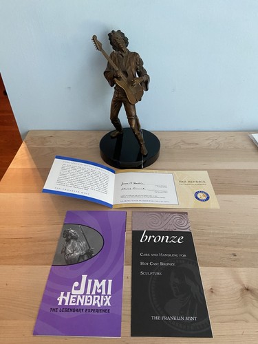 Jimi hendrix bronze statue - jimi,