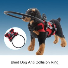 Ring Harness For Blind Dog Easy Fixation Sturdy Adjustable Blind Dog Ring Bumper