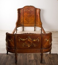 Antique French Painted Bed