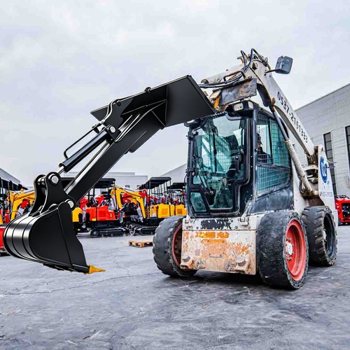 Skid steer straight excavator - steer,