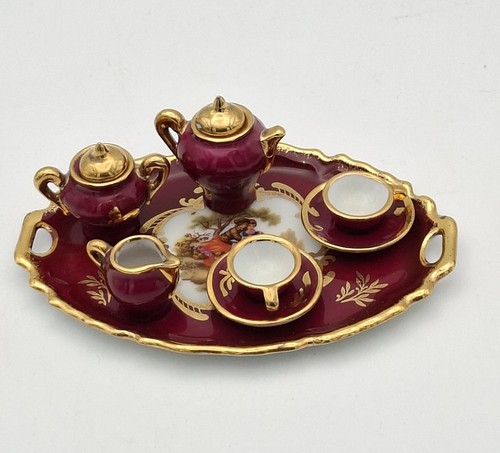 Limoges vintage miniature tea - vintage,
