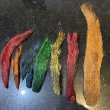 Squirrel Tail Dyed 7 Assorted