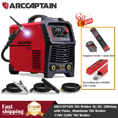 Arccaptain tig welder dc - tig, ac/dc