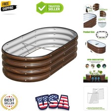 Durable 4x2x1ft Oval Metal