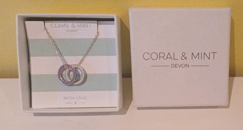Coral mint devon necklace - mint,
