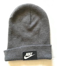 Nike Grey Beanie Hat One Size