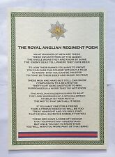 Royal Anglian Regiment Poem