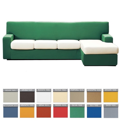 Sofa cover with chaise - with,
