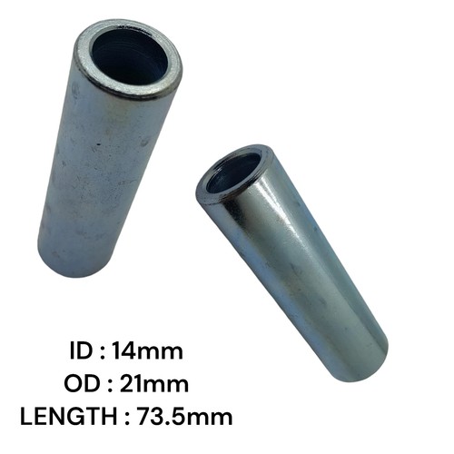 21mm bzp steel bush spacer - bzp,