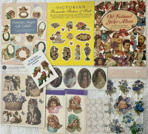 Vintage victorian stickers - victorian,