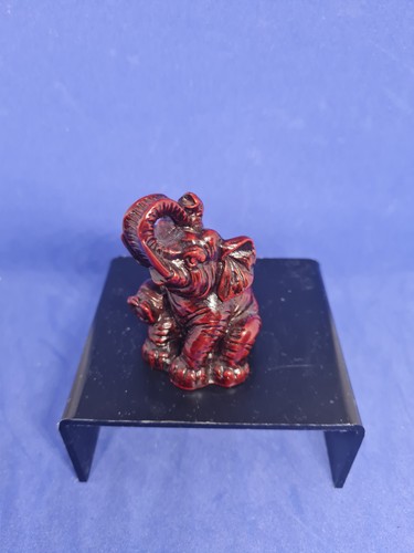 Red resin elephant statue - elephant, #