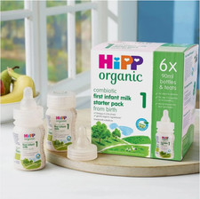 HiPP Organic 1 First Infant Baby Milk Ready to feed liquid formula starter pack