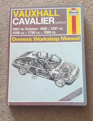 Vauxhall cavalier 1981 - cavalier, 1981-1988