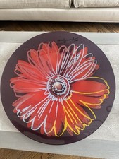 Large Andy Warhol Daisy Blown Glass Bowl /Charger for Rosenthal Studio Line