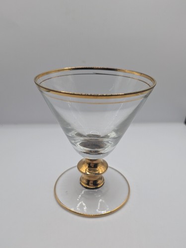 Vintage set gold rim - set, of