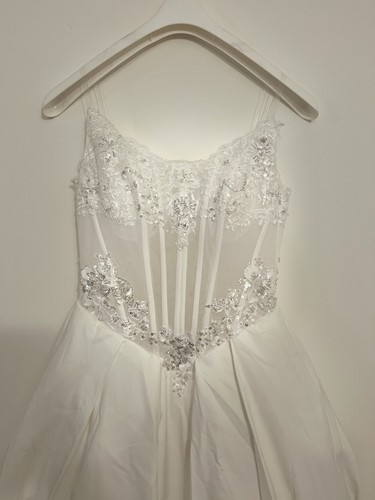Lace corset wedding dress - corset,