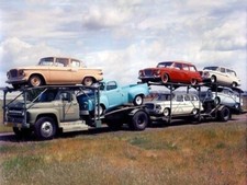 CAR HAULER LOADED with