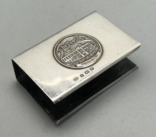 Art deco silver match - silver,