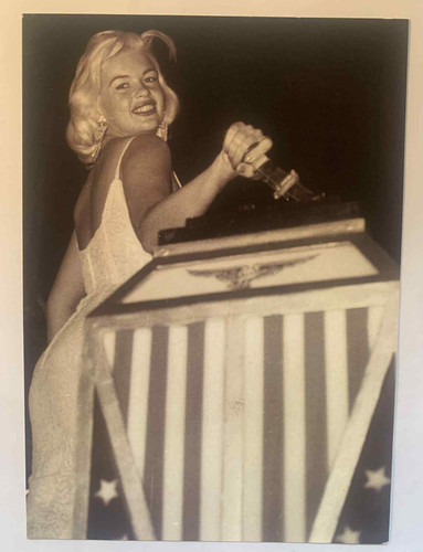 Rare jayne mansfield - jayne, postcard