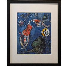 Marc Chagall Signed in Plate