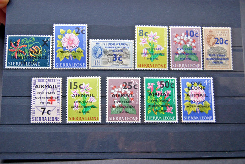 Sierra leone stamps two - sierra, stamps.