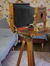 John Nesbitt 10x8" large format camera wooden field camera /tripod 8x10 inch
