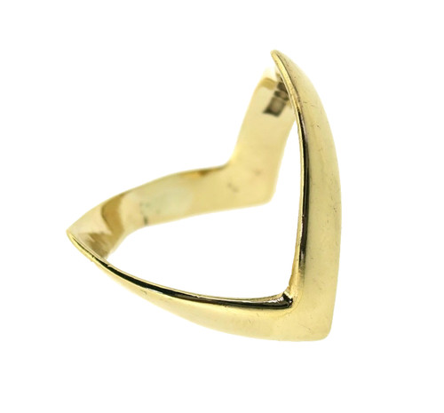 Wishbone ring size 9ct - wishbone, p