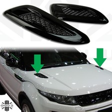 Black bonnet vents (dummy)