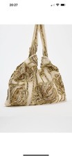 Zara BUCKET BAG WITH BEADING