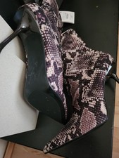 Zara Leopard Print Ankle Boots
