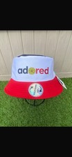 Stone Roses Adored Bucket Hat - Red, White And Black - New
