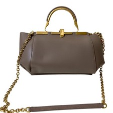 ZANCHETTI AMLETO 20 3-way Handbag, Shoulder Bag, Clutch, Gray Women USED