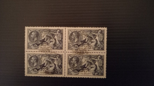 Seahorses 1934 10s indigo - 10s,
