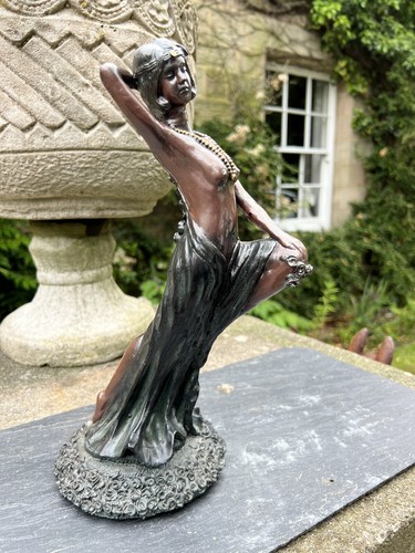 Art deco style bronzed - art,