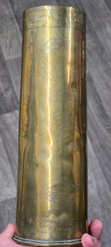 Ww1 trench art - ww1, vase