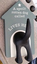 History & Heraldry Personalised Dog Lead Hook Blank for Your Own Dogs Name