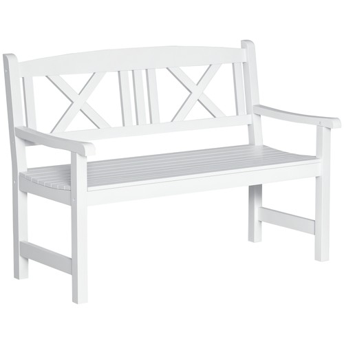 Wooden person garden bench - wooden, 2-person