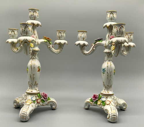 Pair beautiful rococo style - pair,
