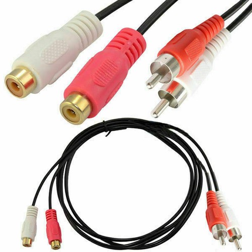 Twin rca phono male to - 2,