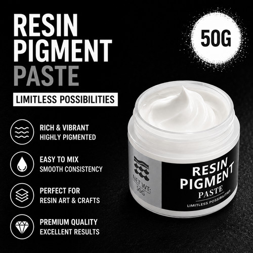 White resin pigment - pigment, paste