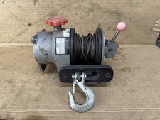 Gasoline Winch Drum Setup