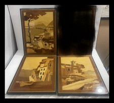 Lot Of 3 Italy Sorrento Wooden